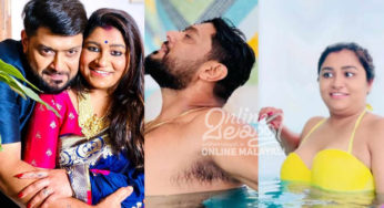 സ്വിമ്മിങ് പൂളിൽ നിന്നുള്ള കിടിലം ചിത്രങ്ങൾ പങ്കുവെച്ച് ലക്ഷ്മിയും മിഥുനും..!!